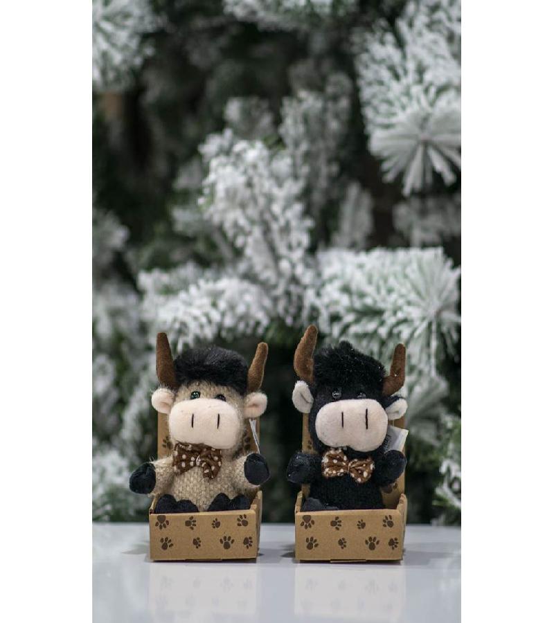 Новогодний аксессуар мягкий бычок XYWJ-1