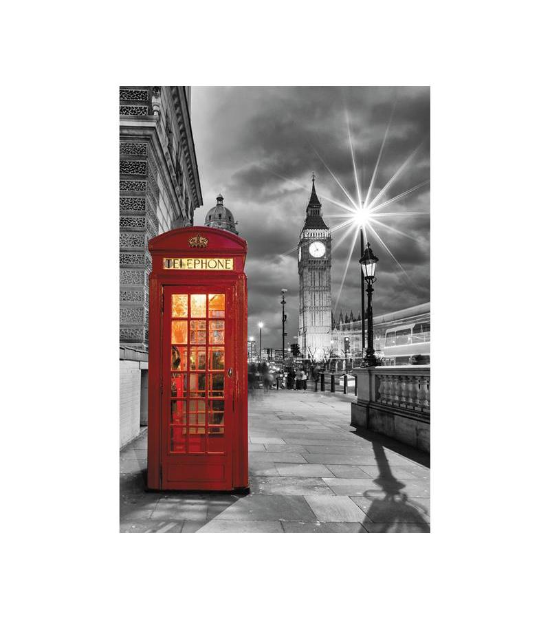 Photo wallpaper 190x270cm London MIR-3024-V2 dark. MIR