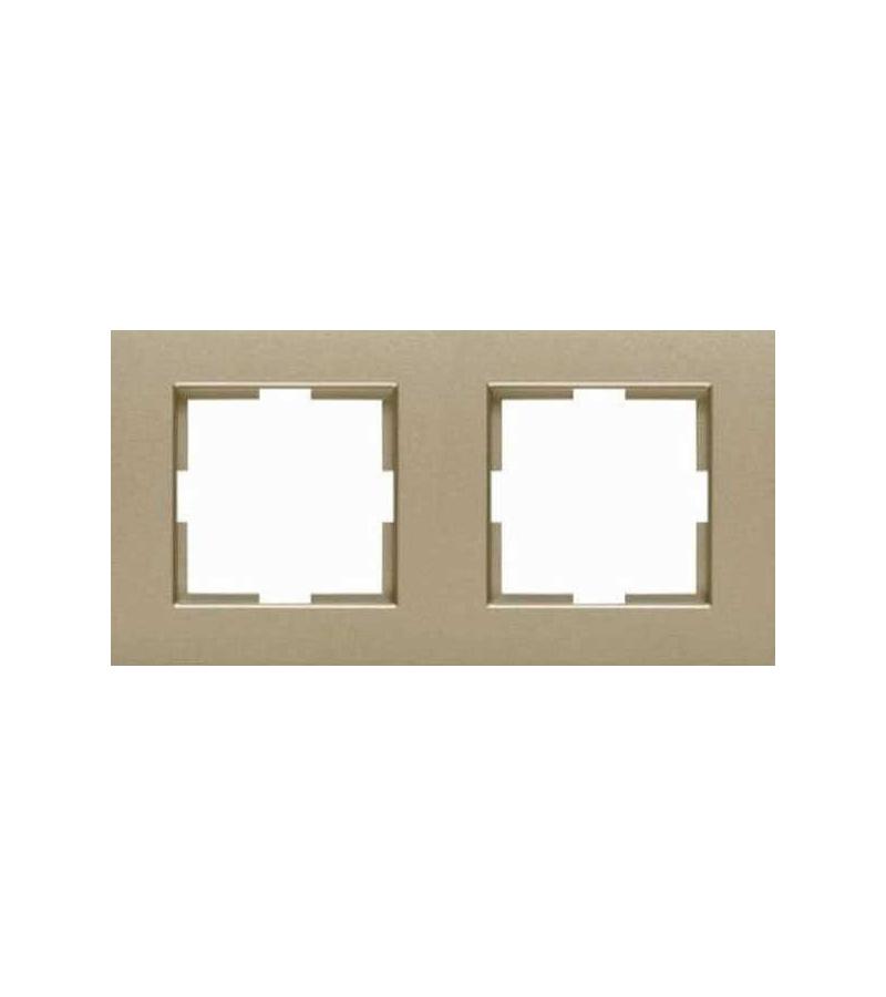 Выключатель-розетка край VIKO Novella Bronz 2 бронза