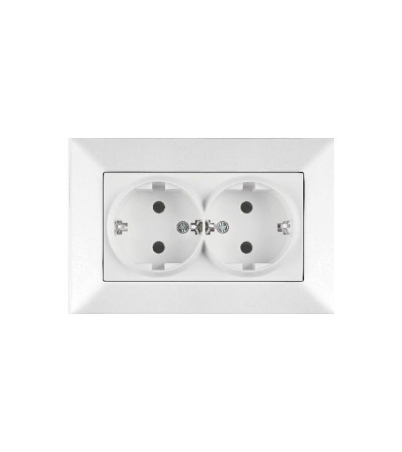 Rosette VIKO MERIDIAN 2 with ground white