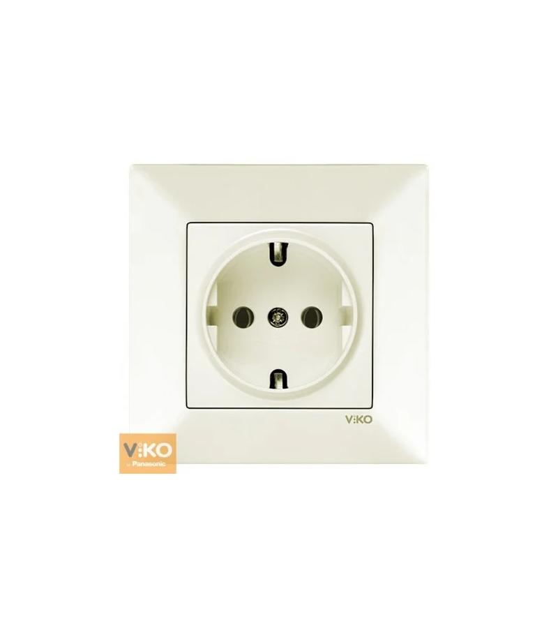 როზეტი VIKO MERIDIAN დამიწებით კრემი