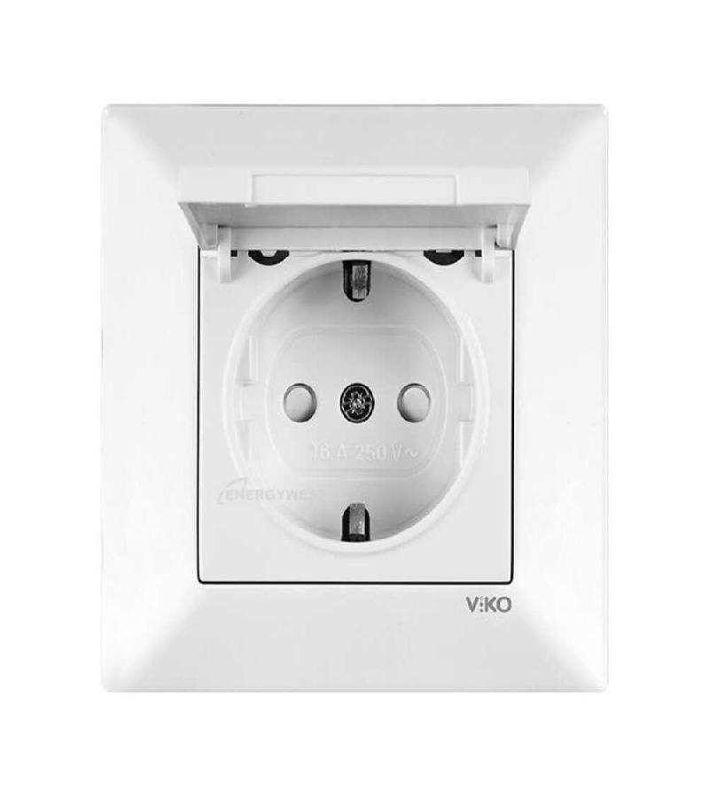 Rosette VIKO MERIDIAN with cap white