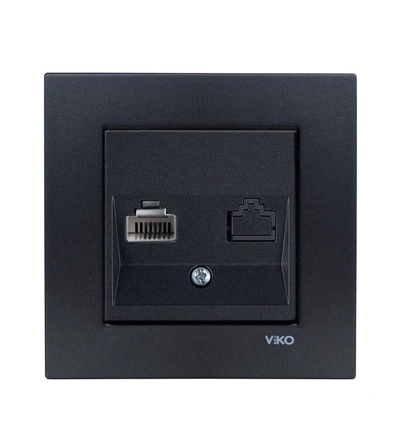 როზეტი VIKO Novella Siyah  ტელეფონის