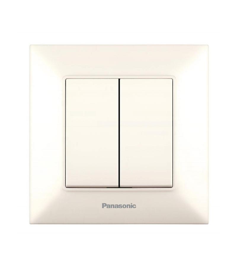 გადამრთველი  PANASONIC ARKEDIA SLIM  2-ნი კრემი