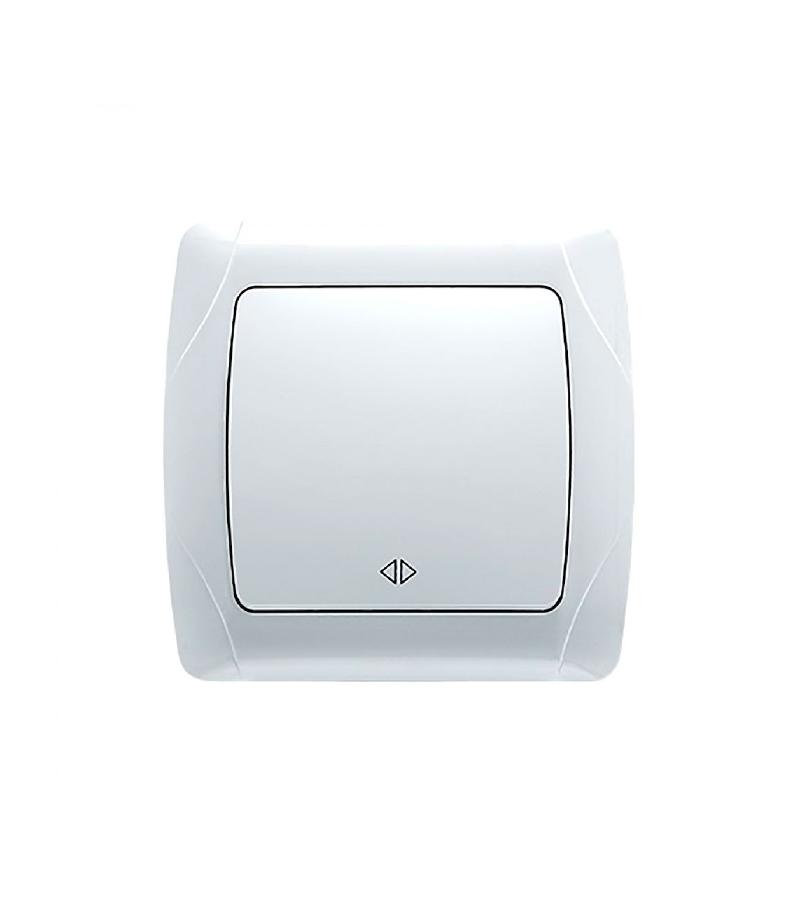 გადამრთველი VIKO CARMEN 1-ნი თეთრი ”პერმუტატორი”