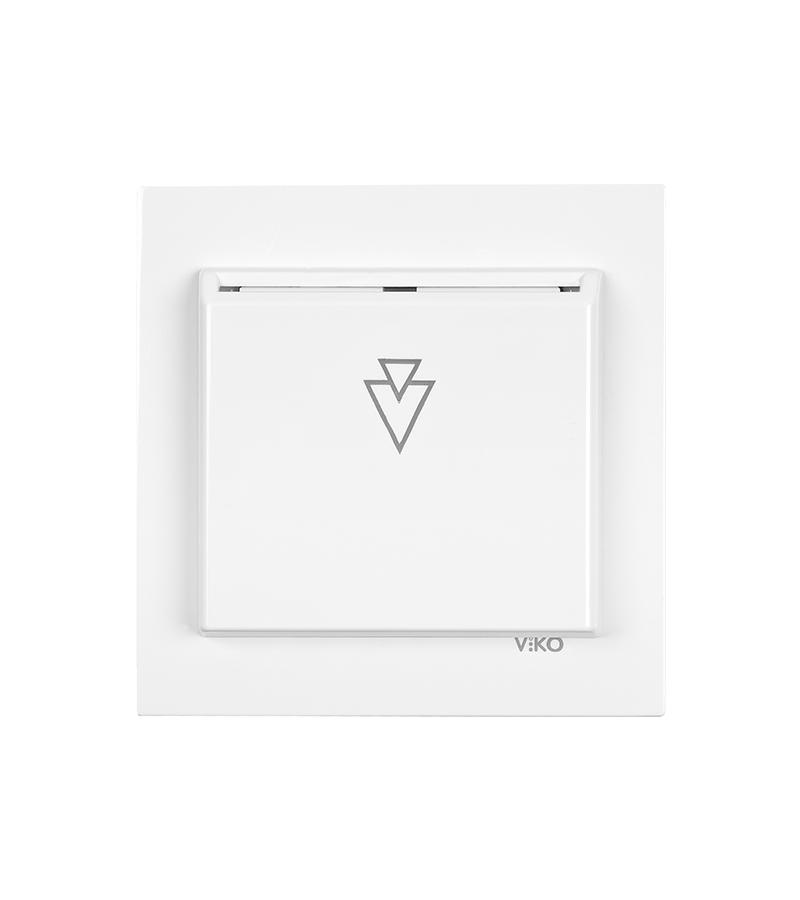 გადამრთველი VIKO KARRE Energy Saver თეთრი