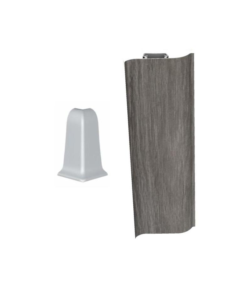გარე კუთხე პლინტუსის  # 6072 ДУБ  ПРИМОРСКИЙ   Декопласт