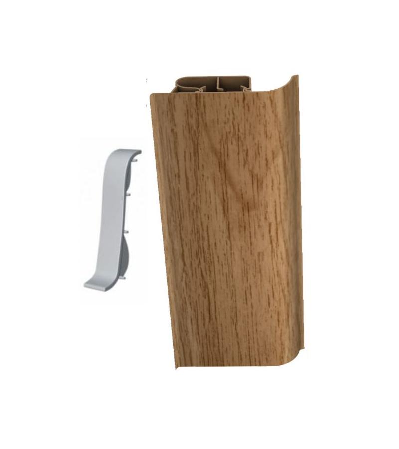 Накладной плинтус # 8544 ДУБ КАНАДСКИЙ Декопласт