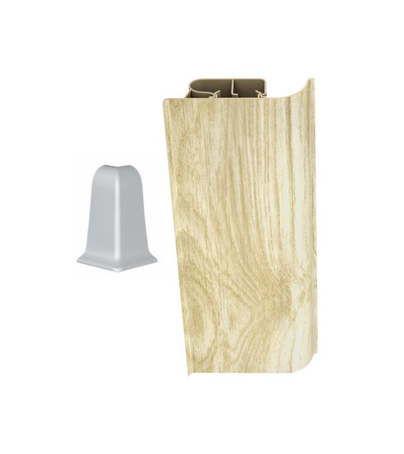 გარე კუთხე პლინტუსის  # 8532 ДУБ ШИРО   Декопласт