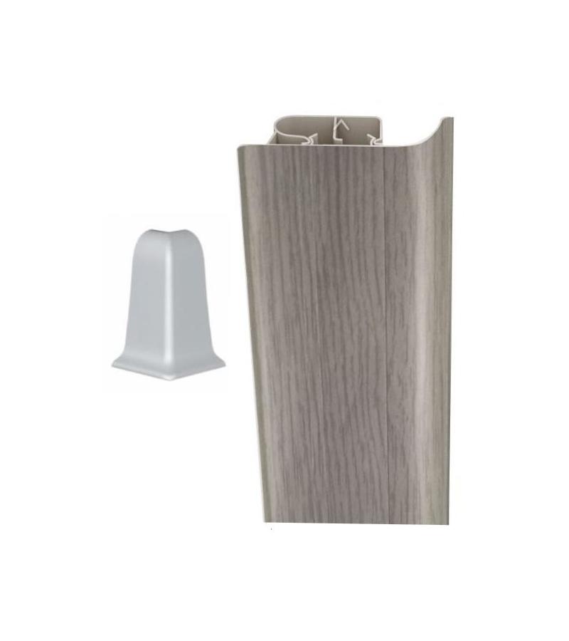 გარე კუთხე პლინტუსის  # 8550 ДУБ МОДЕНА   Декопласт