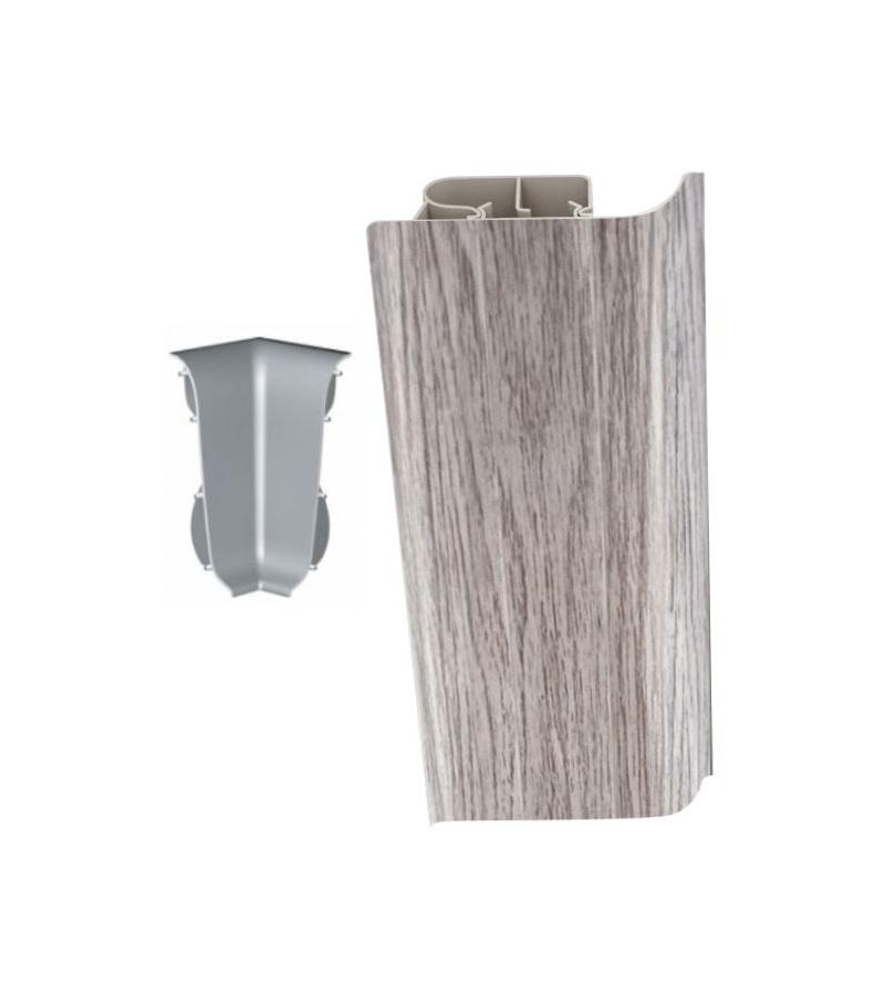 Плинтус внутренний угловой # 8549 ДУБ АНДОРРА Декопласт