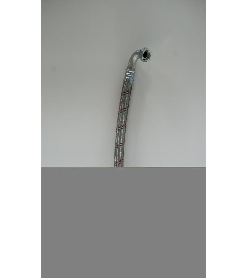 Лит. Армированная труба с коленом 80 см GFH WE 1#039;#039;80 горькая. КРУВА