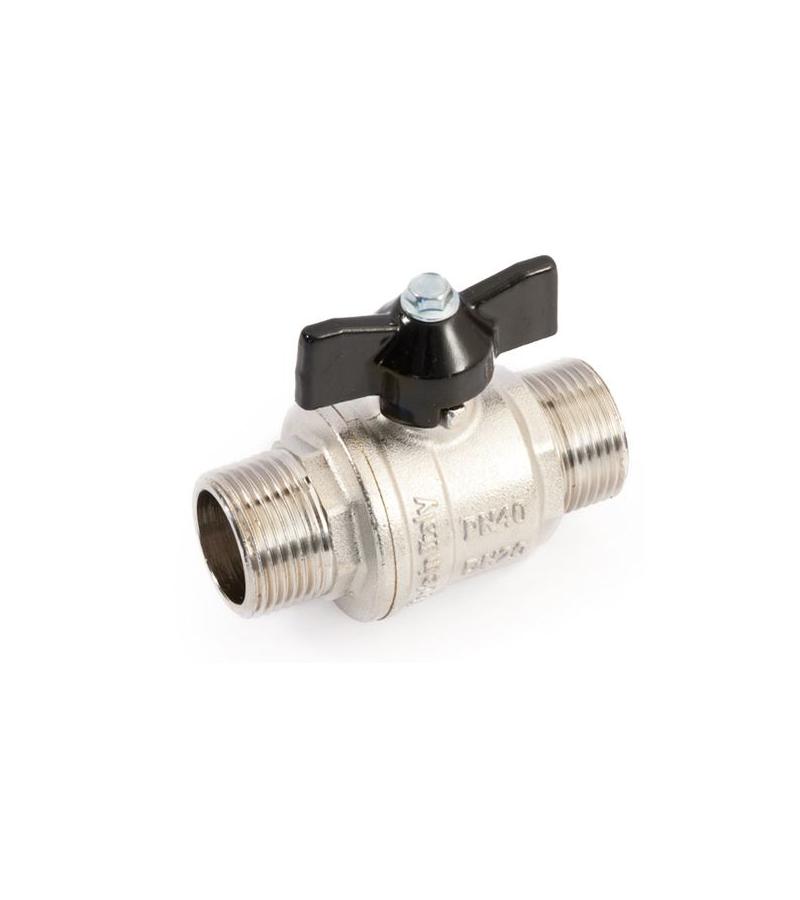 ვინტილი ბურთულა პეპელა ალ.სახ.  გხ.-გხ.  1/2   GENERAL FITTINGS  ITALY