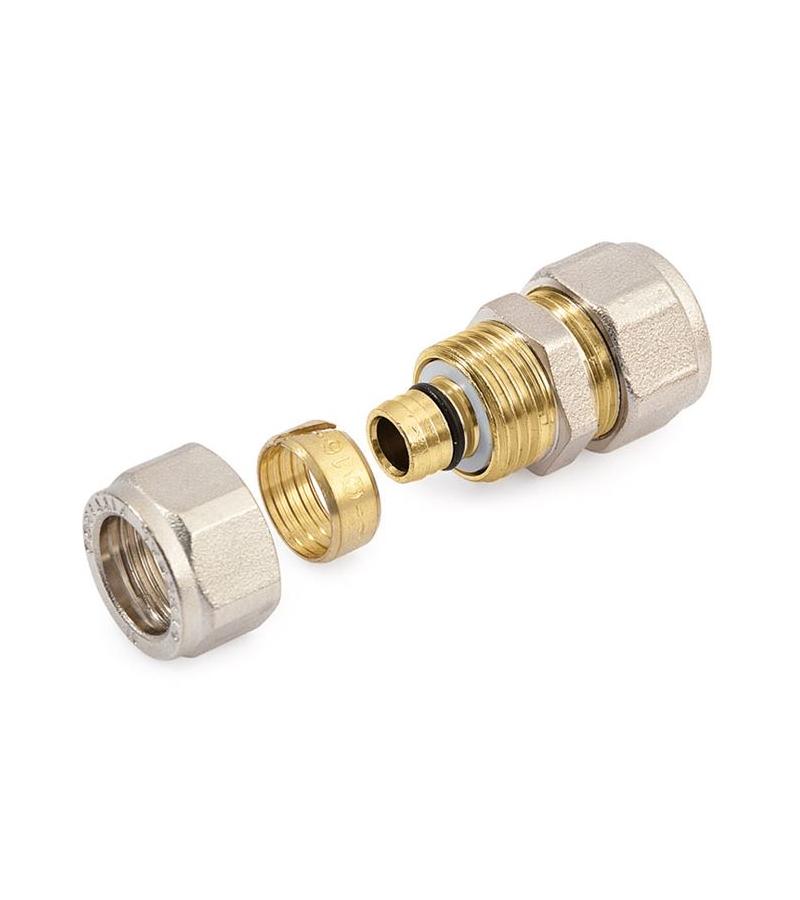 გადამყვანი თითბერის  20-16  სისტემა Compr.  GENERAL FITTINGS  ITALY