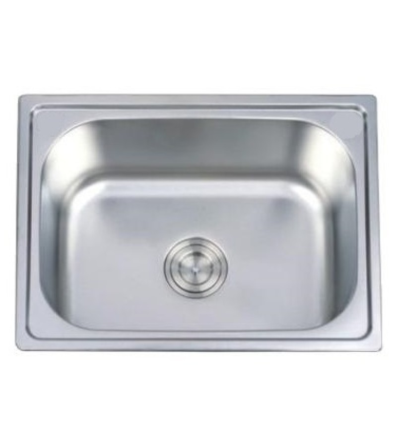 Stainless metal sink 40*50 #LS 5040D large hole. POLARIS