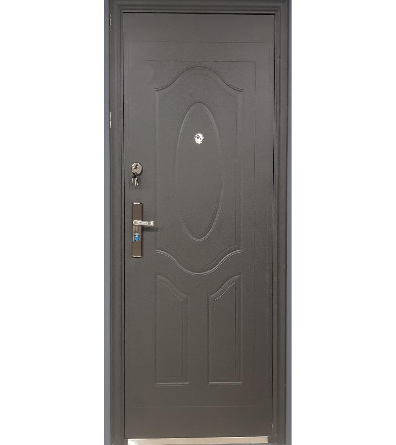 Lit. Door black WX-S-111 0.5mm size. 2050*880*50mm external opening, left (L)