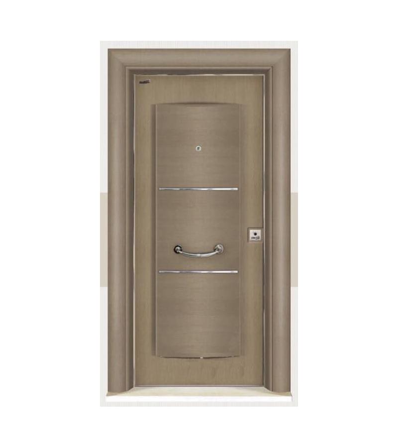 Metal door ER 5003 VIP size 220*104/96*20, internal opening on the right, dark. ERMETSAN