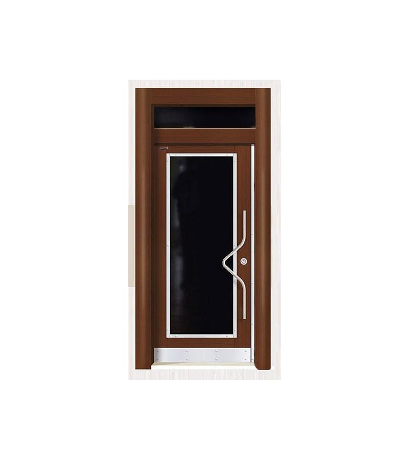 Metal door ER 5602 OZEL, size 220*120/110*20, internal opening on the right, dark. ERMETSAN