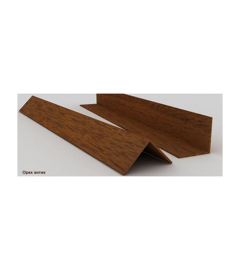 Пластиковый профиль Орех Антик 15*15