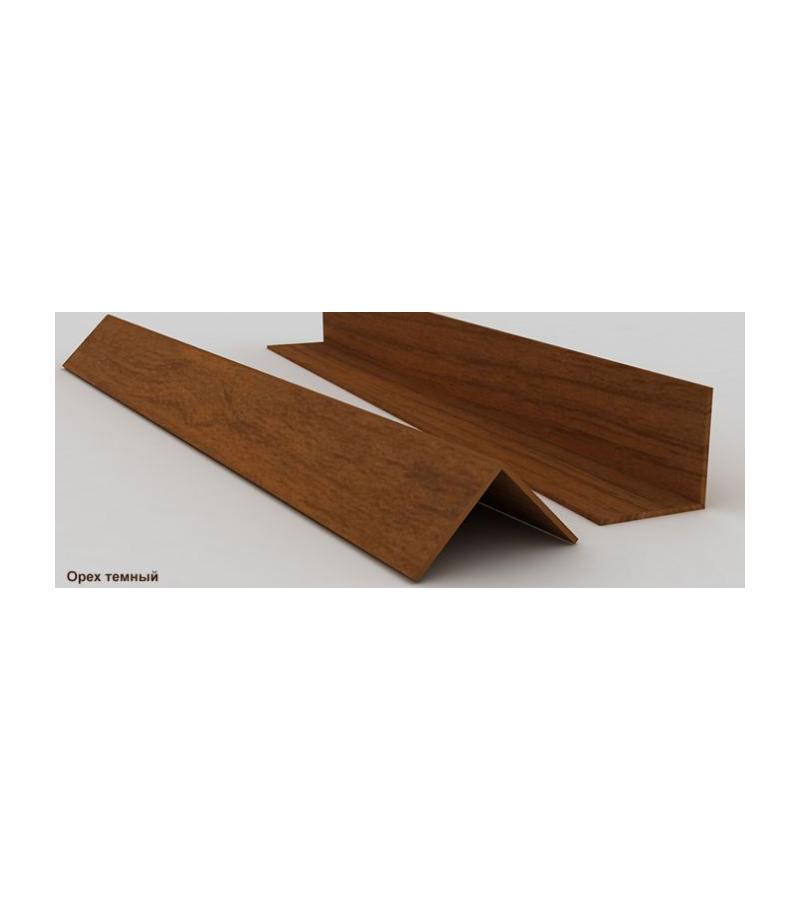 პლასტმასის  პროფილი  Орех Темный  15*15