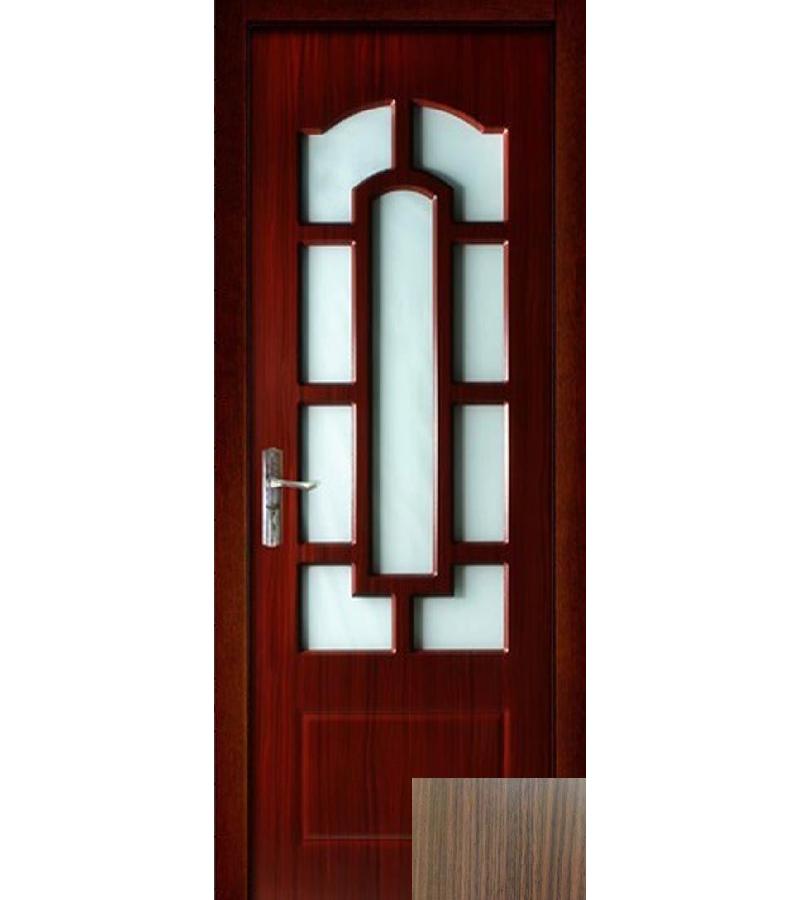 Door with glass KM-703 size 215*80*4 color Walnut (7-5)