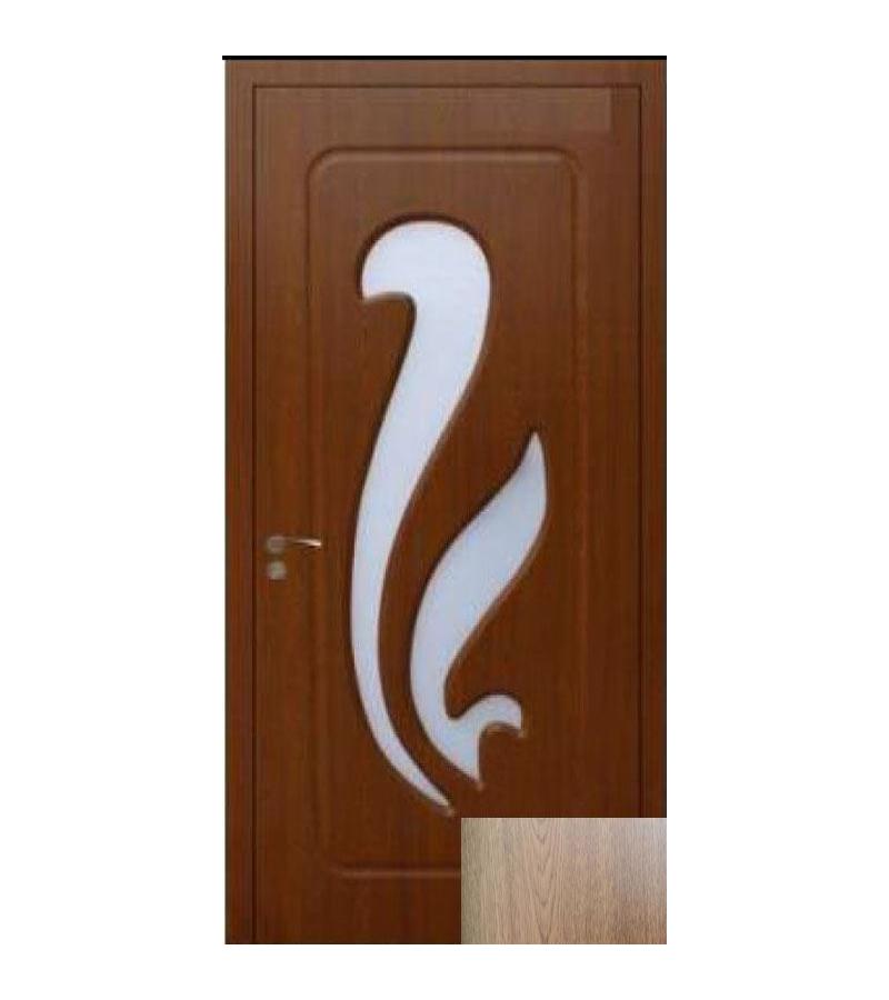 Door with glass KM-807 size 215*80*4 color OAK (1-3)