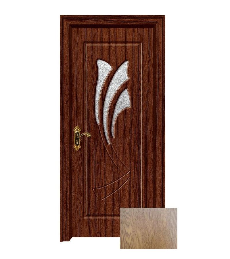 კარი მინით  KM-701 ზომა  205*75*4 ფერი  OAK (1-3)