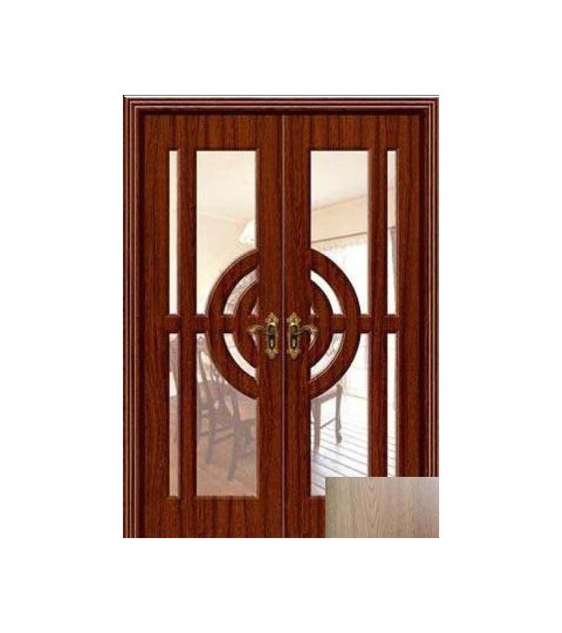Double glass door KM-139 size 215*74.5*74.5*4 color OAK (1-3)