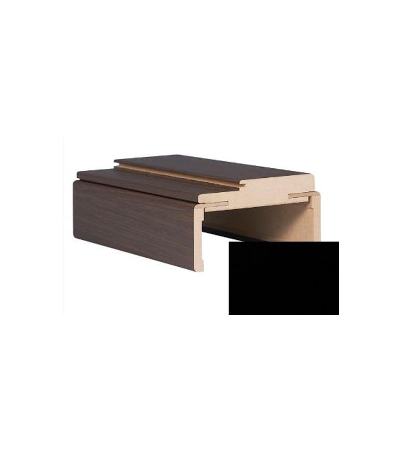 კარების ჩარჩო ცალკე კომპლექტში 12 სმ (Mat black) Teleskop D2