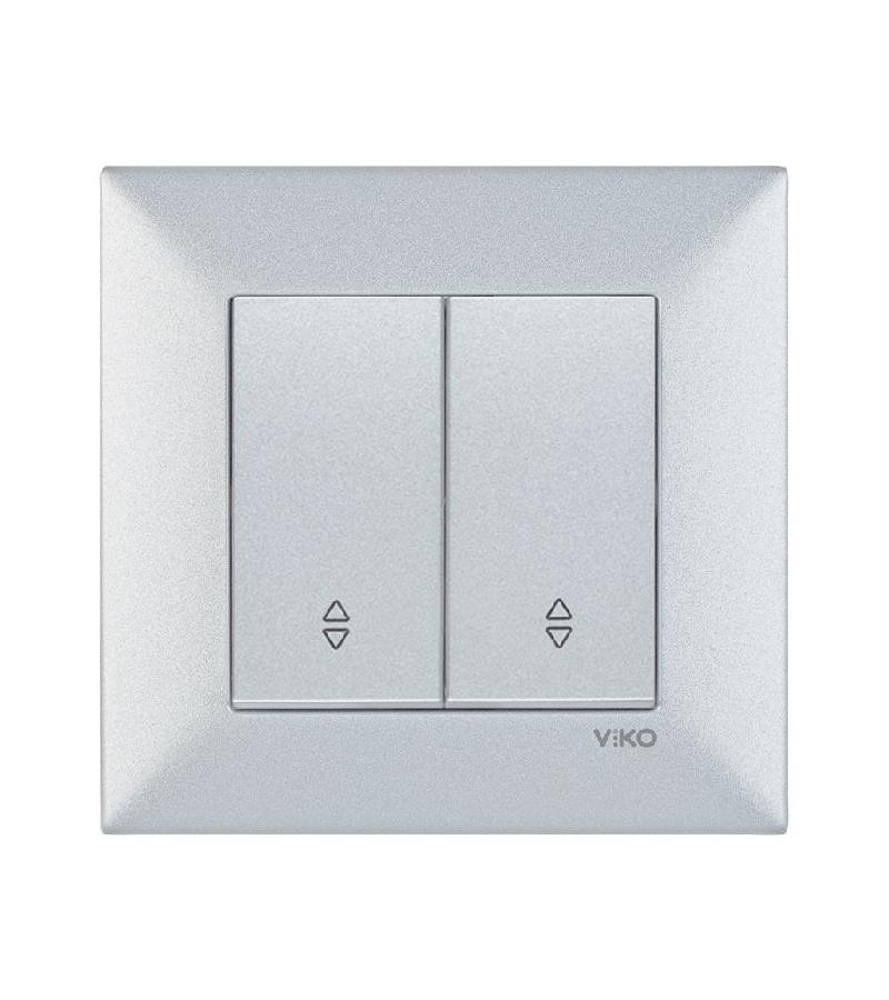 გადამრთველი რევერსით VIKO TRENDA 2-ნი ფერი Gumus