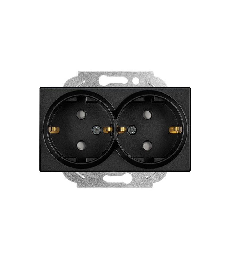 დამიწებით როზეტის 2-ნის მექანიზმი  VIKO N/A TRENDA