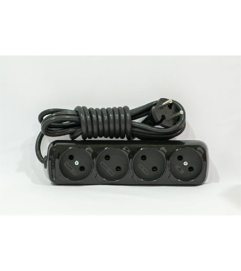 ელ. გამაგრძელ. 4-ნი 5 მეტრი შავი