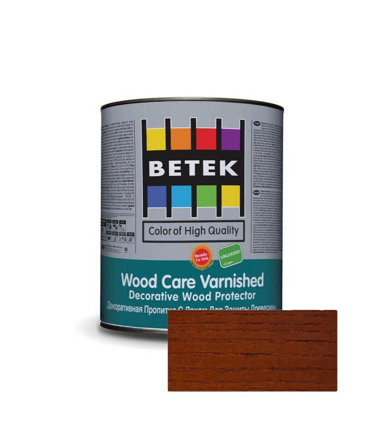 Лак глянцевый Betek Wood Care 0,75 л #1001 Дуб Темный