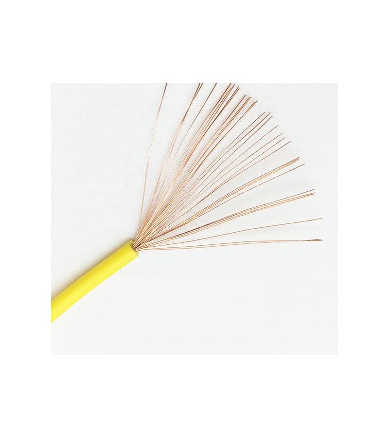 ელ.სადენი  1 * 1.5  H07V-K მრავალწვერა,  ყვითელი Delta Cable