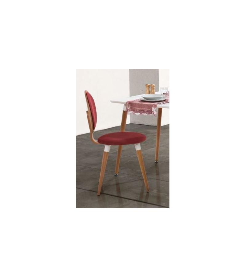 სკამი  SC545  IREM  SANDALYE  ფერი. BORDO   მწარ. SEHPA