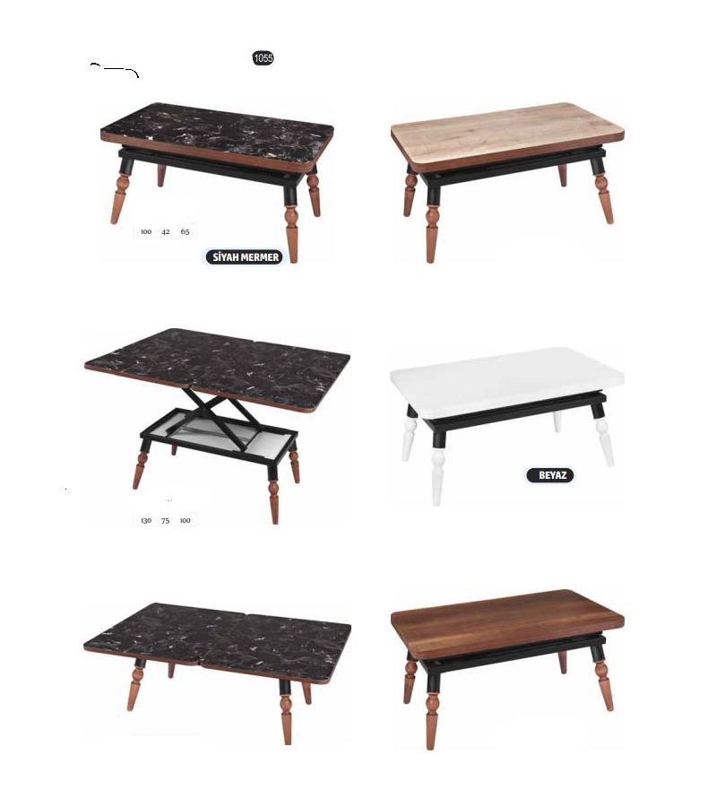 Столик журнальный 1055 раздвижной (100*42*65) цвет. БЕЯЗ горький. Мобилген