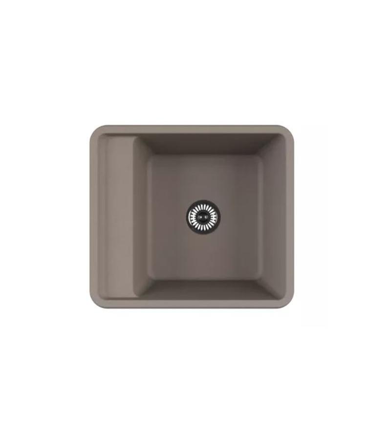 სამზარეულოს ნიჟარა БЕЛЛИС 57 ფერი Серый Шелк მწარ. AQUATON