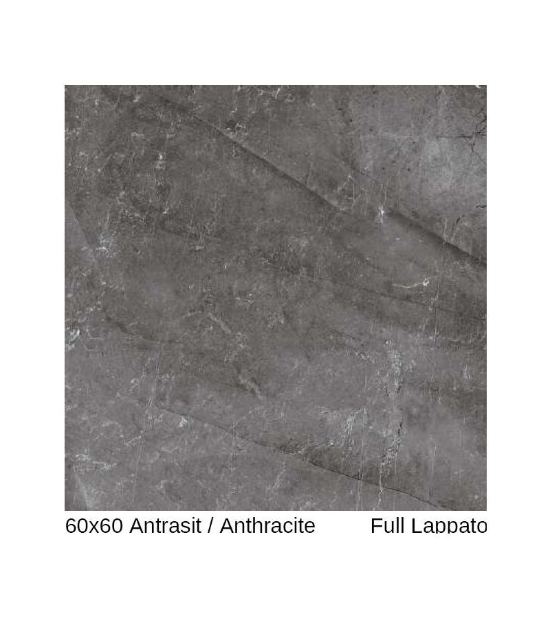 ceramic. Tile VIVA ANTHRACITE F.LAPPATO R I N O 60*60
