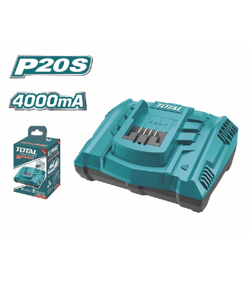 Fast battery charger 4 amp. P20S #TFCLI2003 TOTAL
