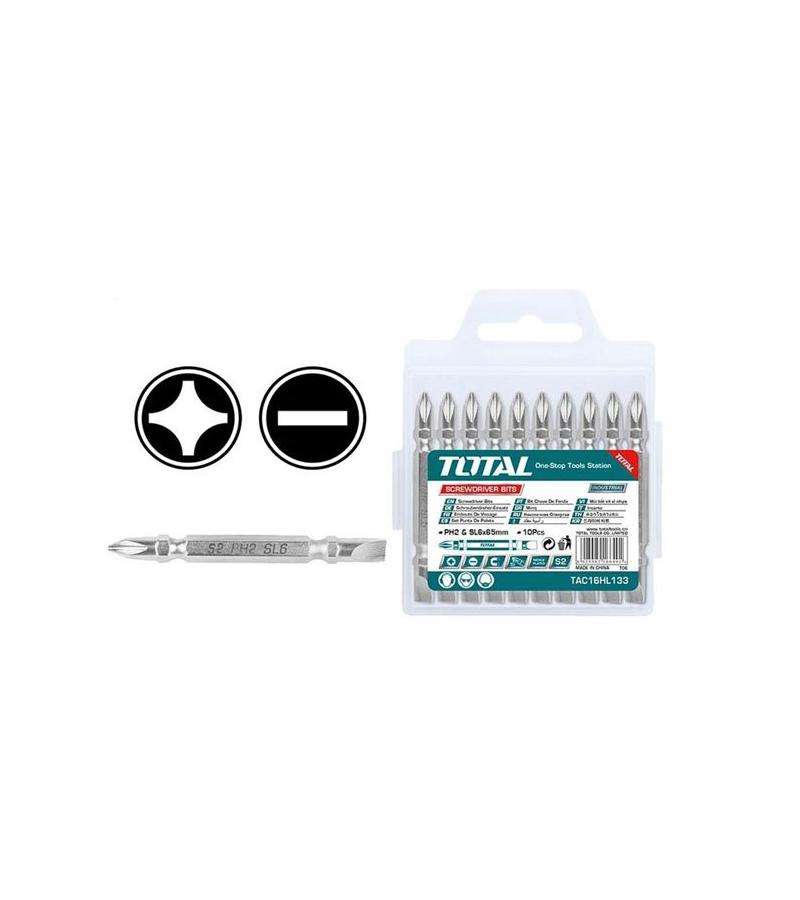 Screwdriver Replacement Blade Set (10pcs) #TAC16HL133 Bitter. TOTAL