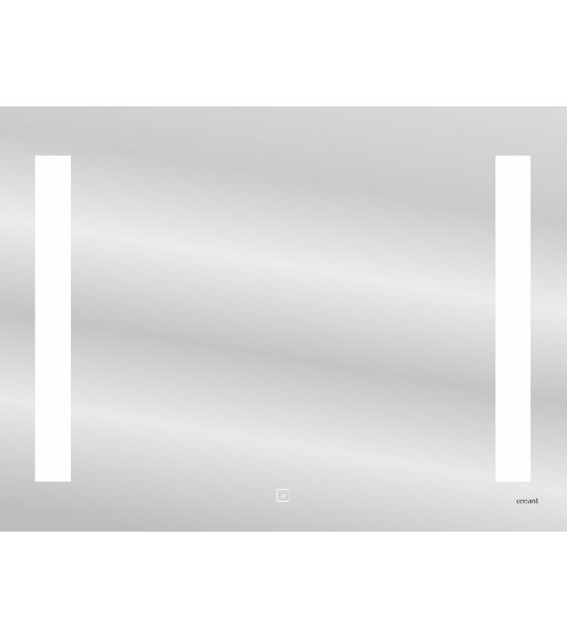 Mirror with LED light 80X60 cm 020 base dark. CERSANIT