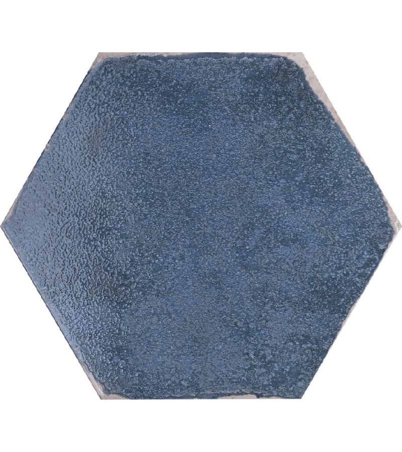 the hearth. tile OKEN HEXAGON BLUE BR. PO BRILO 23.2X26.7 CIFRE S.L.