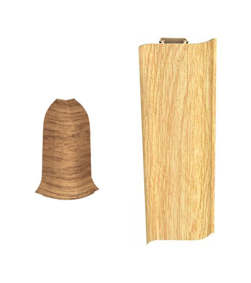 გარე კუთხე პლინტუსის  # 6056 ДУБ   ВЕНСКИЙ   Декопласт