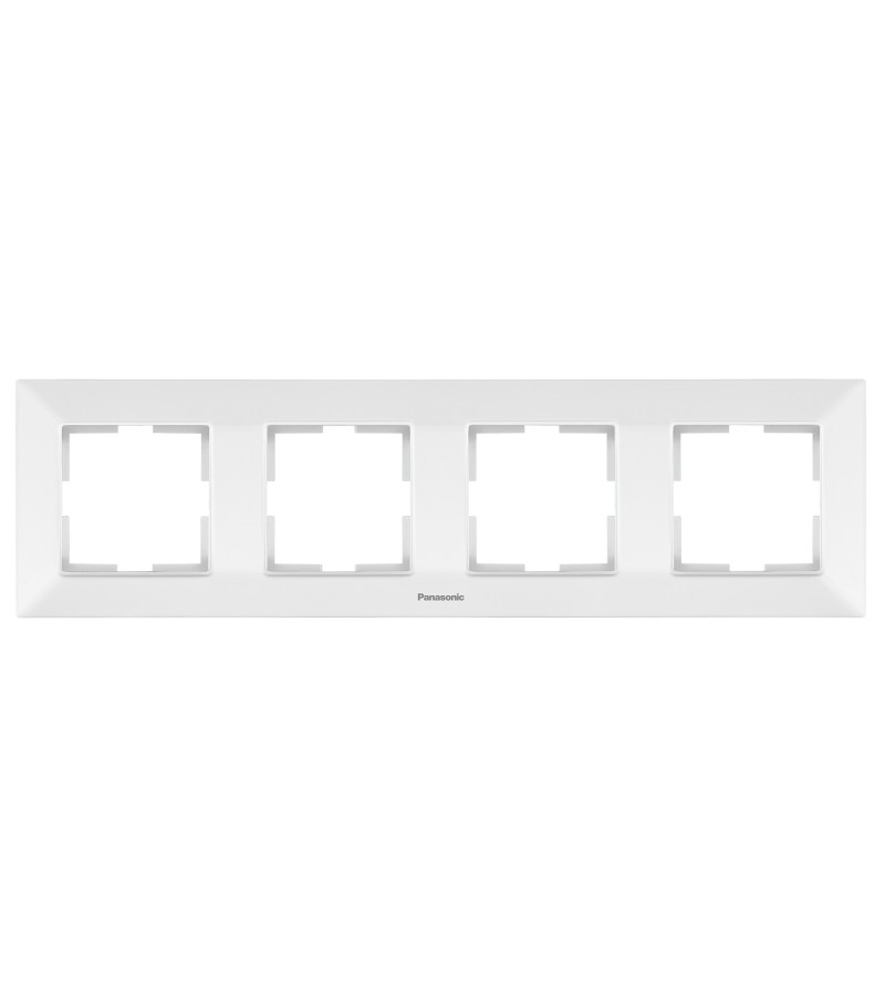 ჩამრთველ-როზეტის კანტი  PANASONIC ARKEDIA SLIM  4-ნი   თეთრი 