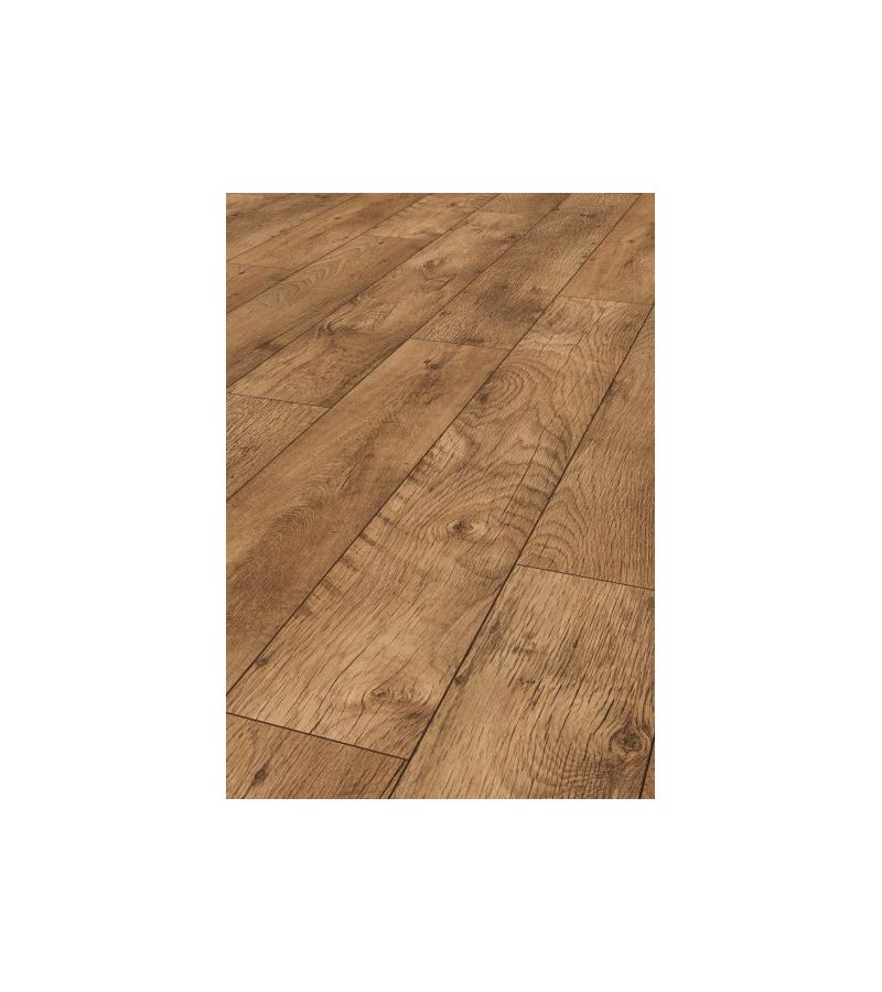 Ламин. Напольное покрытие 1285*192*8мм кл.33 АС-5 #7876 Дуб Деревенский горький. ЕвроДом