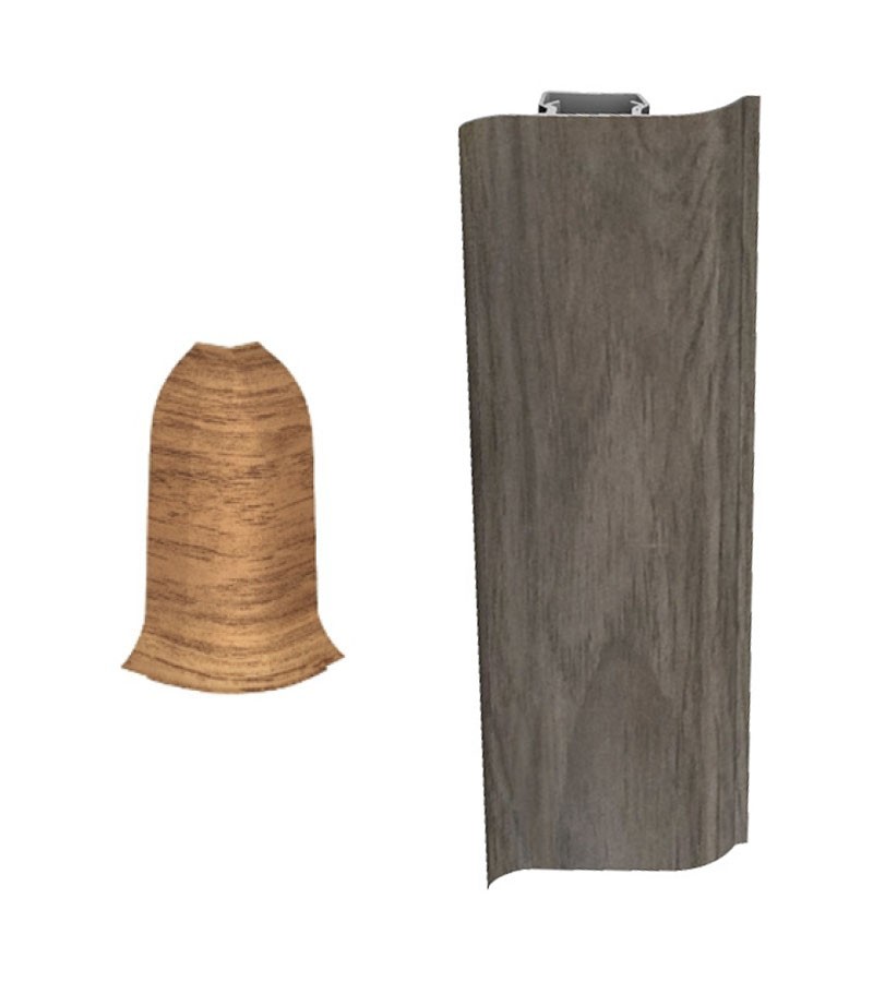 გარე კუთხე პლინტუსის  # 6071 ДУБ  КАКАО   Декопласт