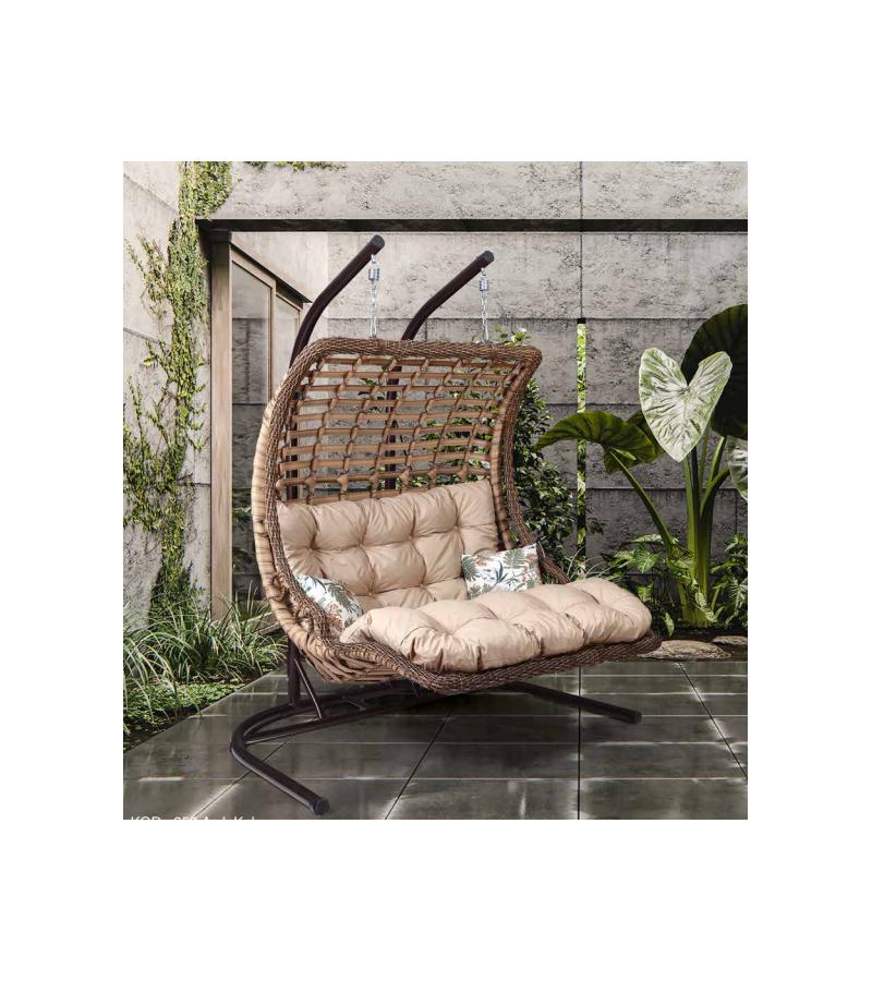 2 rocking chairs BODRUM color. ACIK KAHVE BITTER. PETEK