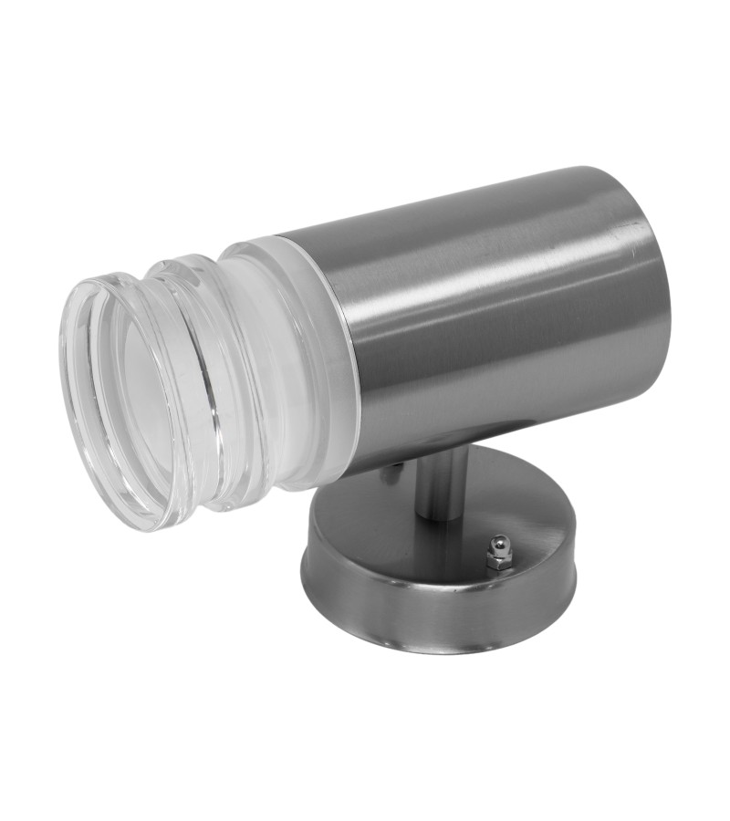 Outdoor lighting LED wall LO-25 nickel