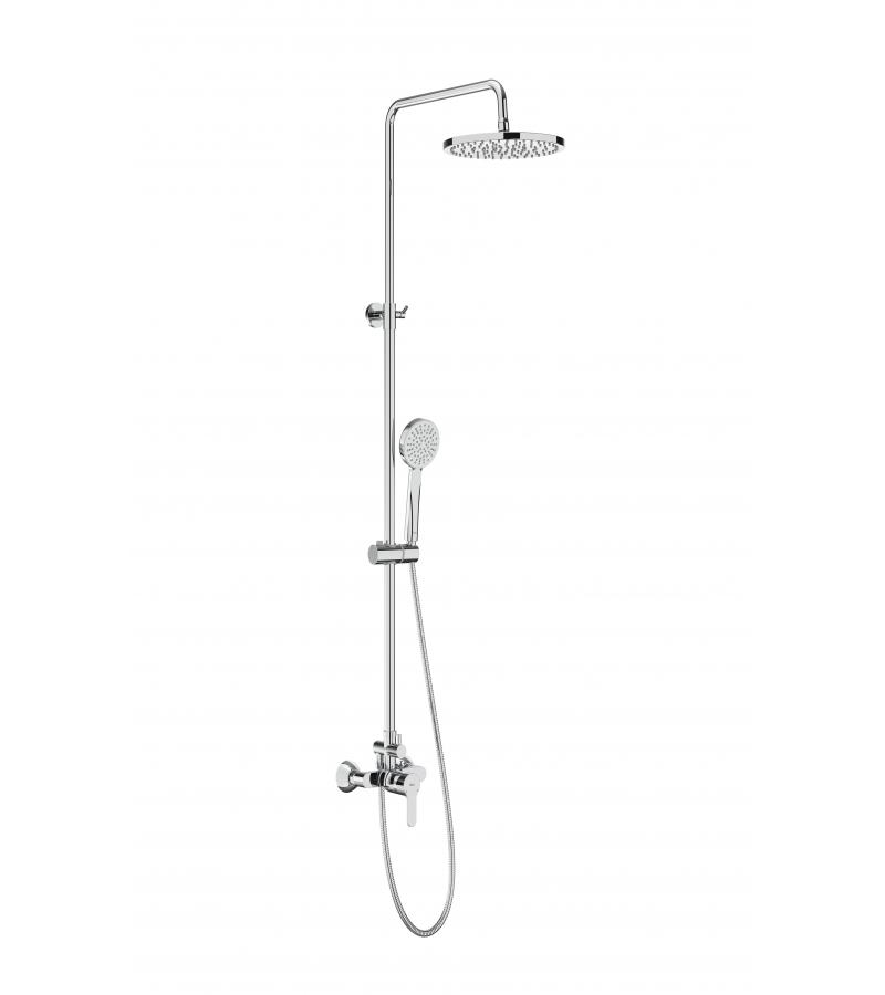 შემრევი აბაზანის  L20 კედლიდან, დუშის კომპლექტით  #75A9709C00    მწარ.  ROCA 