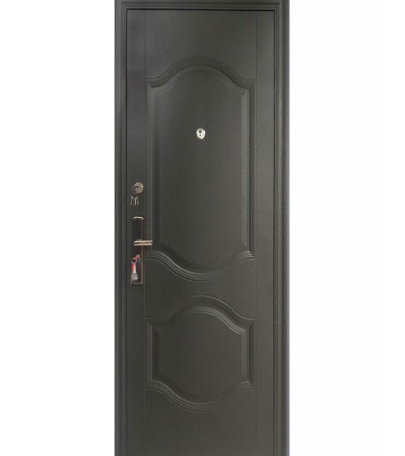 ლით.კარი  შავი  #JW817-2  0.5/0.8მმ  ზომა 2050*960*50მმ  გარე გაღება , მარჯვენა ( R )